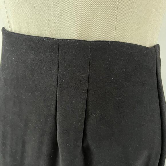Y2K 2000s Plus Size Black Witchy Maxi Skirt Wmns 20W Whimsygoth Pleats Office - Picture 2 of 7